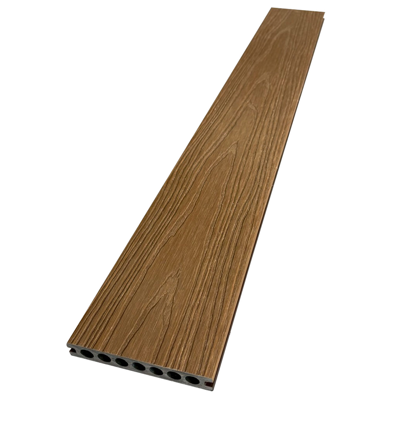 ไม้พื้น WPC TIGER WOOD TD22-137 C สีสัก โครงสร้างกลวง